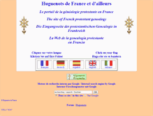 Tablet Screenshot of huguenots-france.org